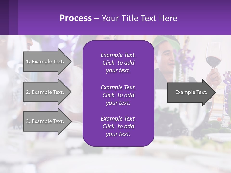 A Group Of People Sitting At A Table With Wine Glasses PowerPoint Template