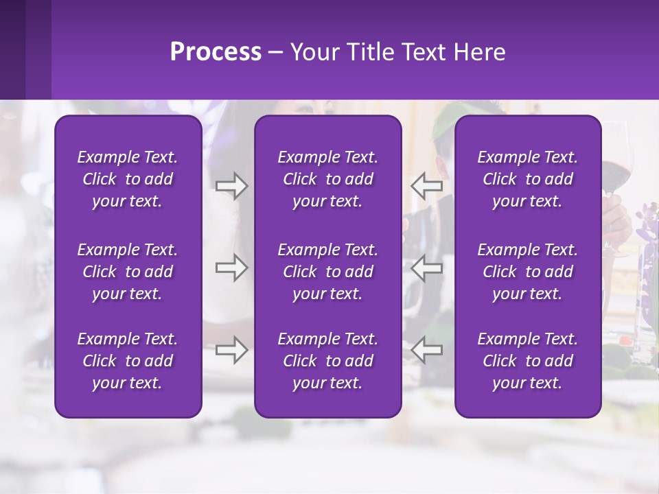 A Group Of People Sitting At A Table With Wine Glasses PowerPoint Template
