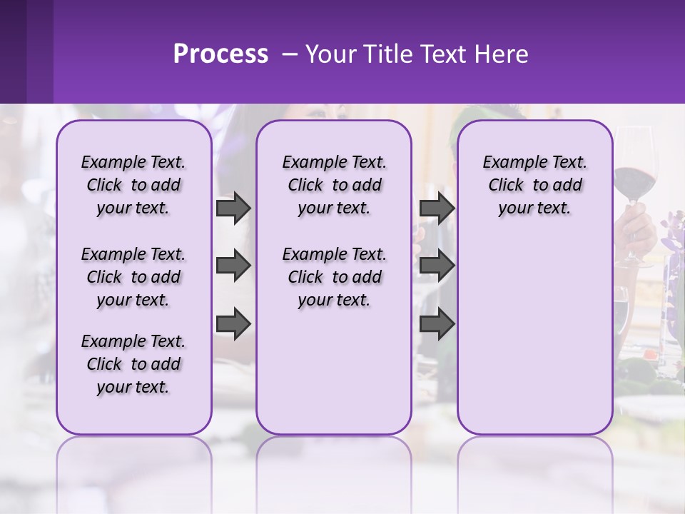 A Group Of People Sitting At A Table With Wine Glasses PowerPoint Template