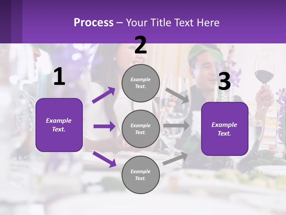 A Group Of People Sitting At A Table With Wine Glasses PowerPoint Template
