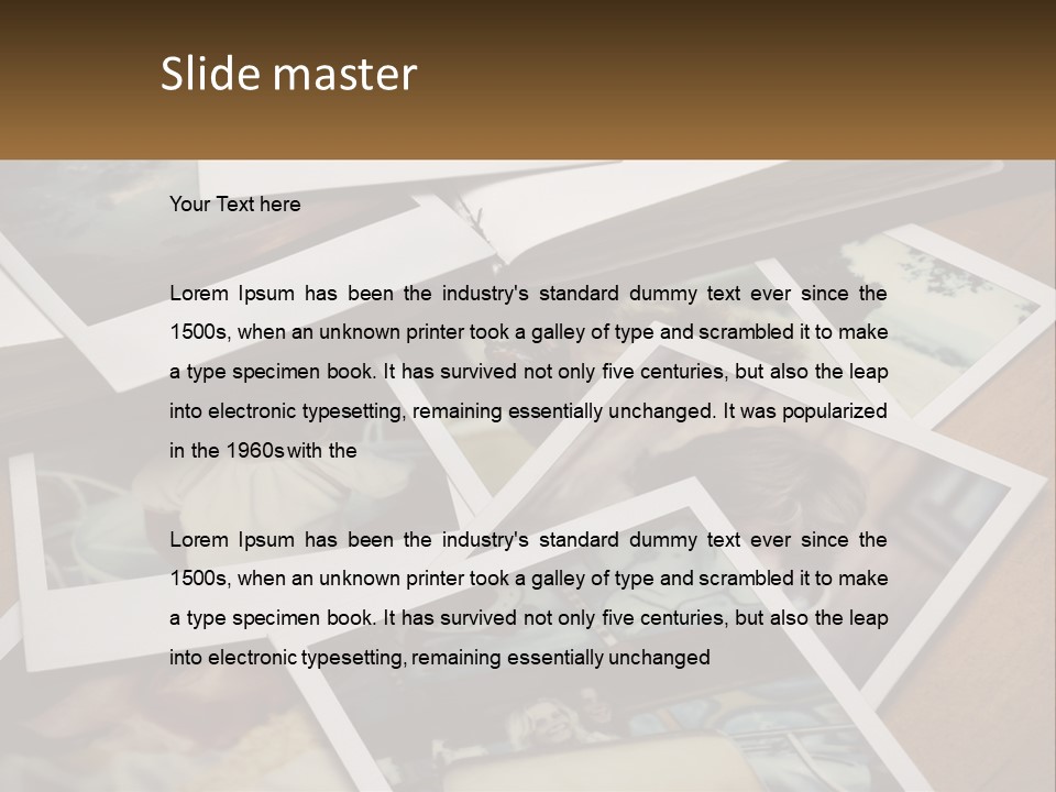 Photographs PowerPoint Template