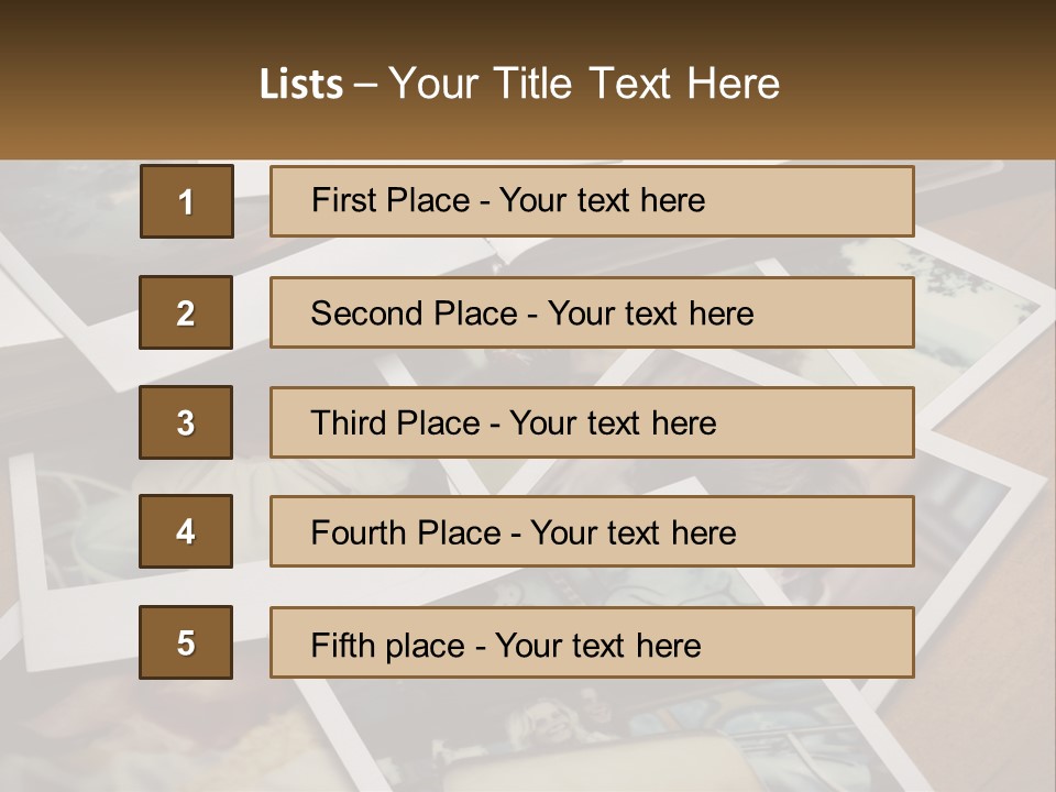 Photographs PowerPoint Template