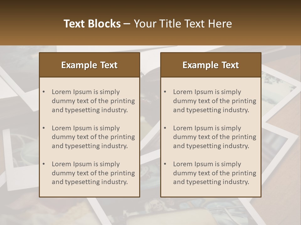 Photographs PowerPoint Template