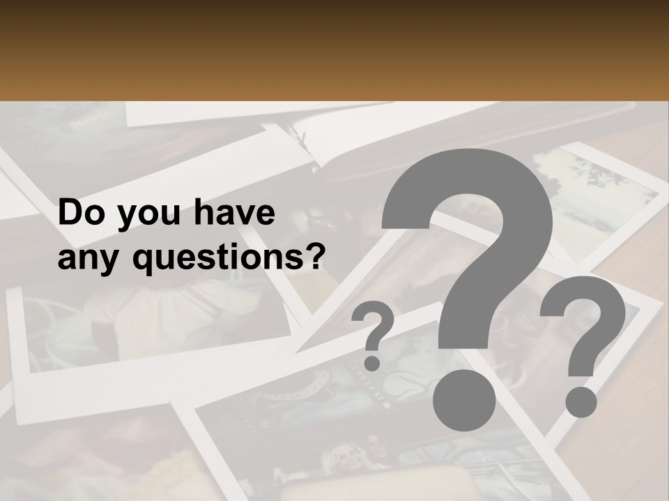 Photographs PowerPoint Template