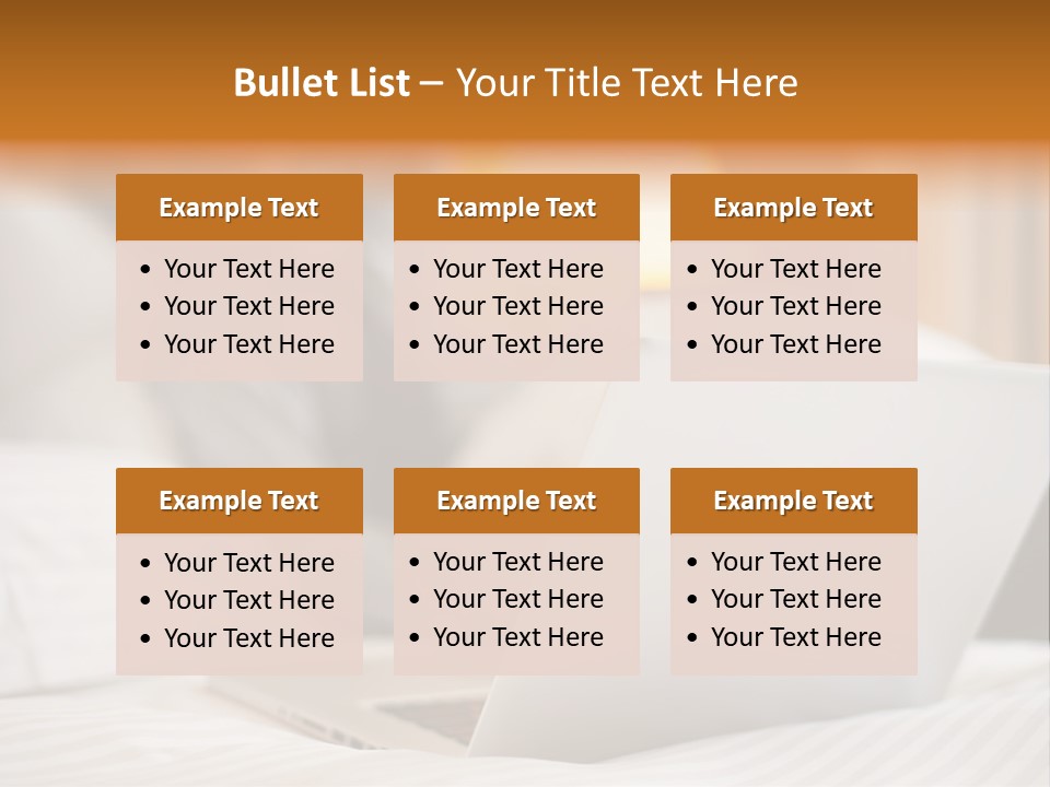 A Man Laying In Bed Next To A Laptop Computer PowerPoint Template