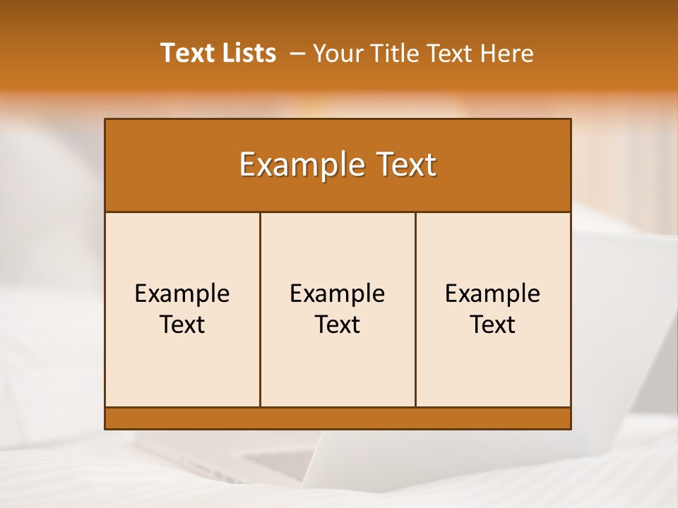 A Man Laying In Bed Next To A Laptop Computer PowerPoint Template