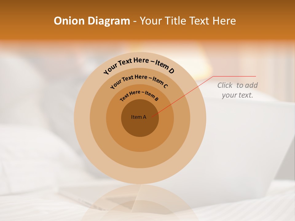 A Man Laying In Bed Next To A Laptop Computer PowerPoint Template