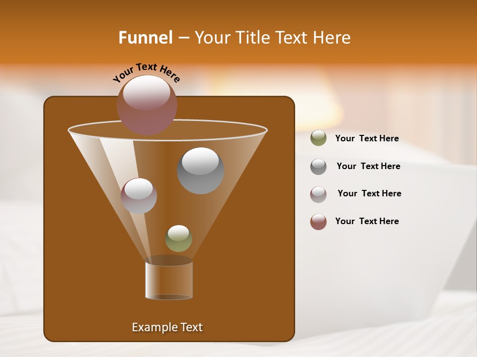 A Man Laying In Bed Next To A Laptop Computer PowerPoint Template