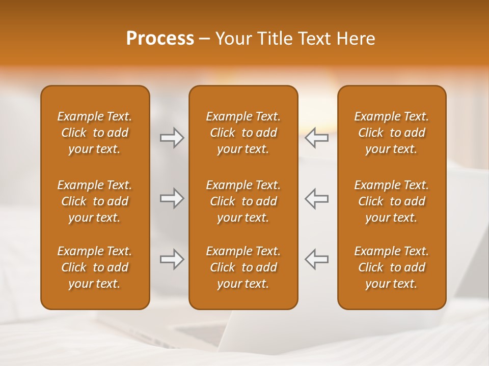 A Man Laying In Bed Next To A Laptop Computer PowerPoint Template