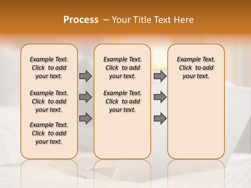 A Man Laying In Bed Next To A Laptop Computer PowerPoint Template