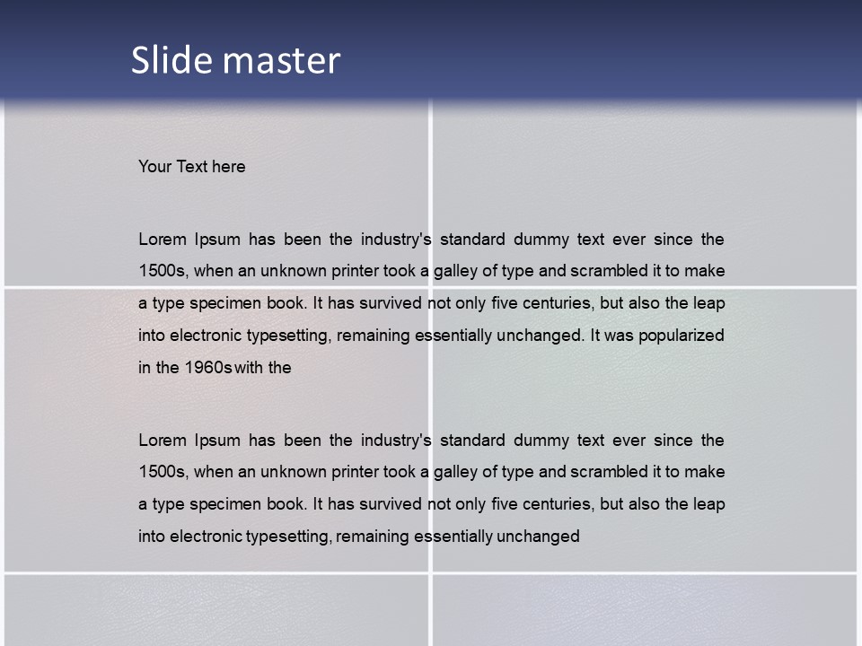 A Group Of Different Colored Leather Textures Powerpoint Template PowerPoint Template