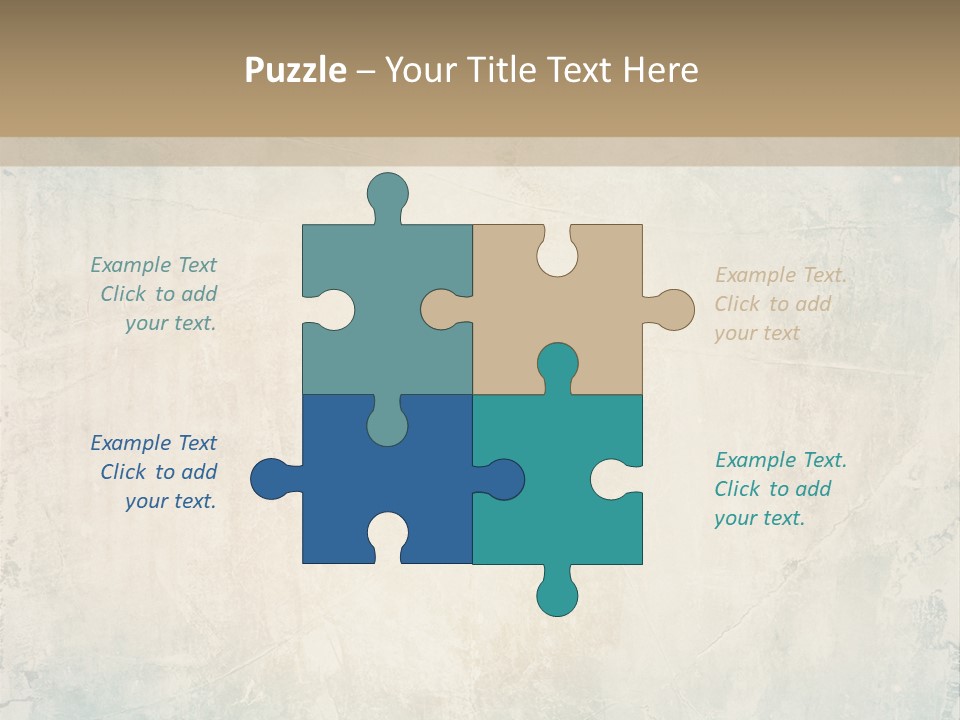 A Picture Of A Blue And Beige Background With The Words Name Of Presentation Company Name PowerPoint Template