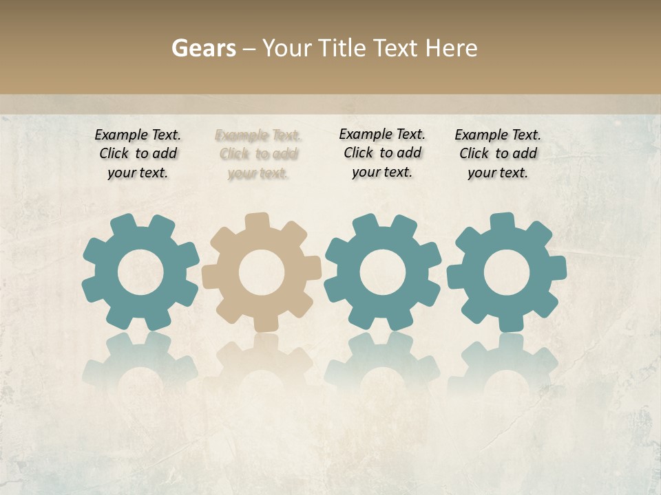 A Picture Of A Blue And Beige Background With The Words Name Of Presentation Company Name PowerPoint Template