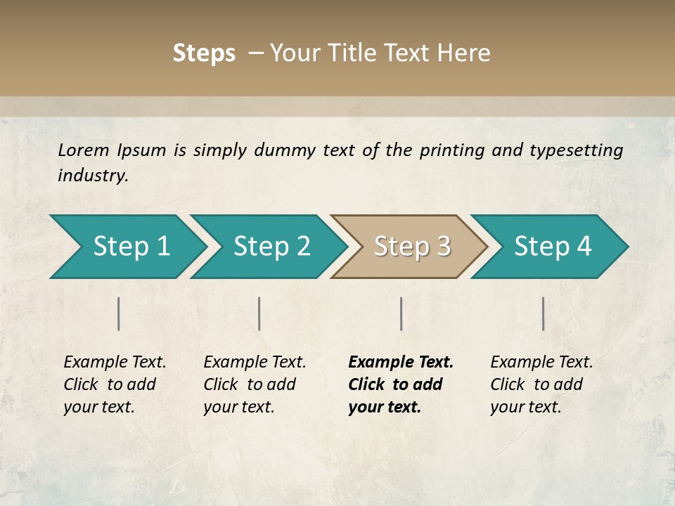 A Picture Of A Blue And Beige Background With The Words Name Of Presentation Company Name PowerPoint Template