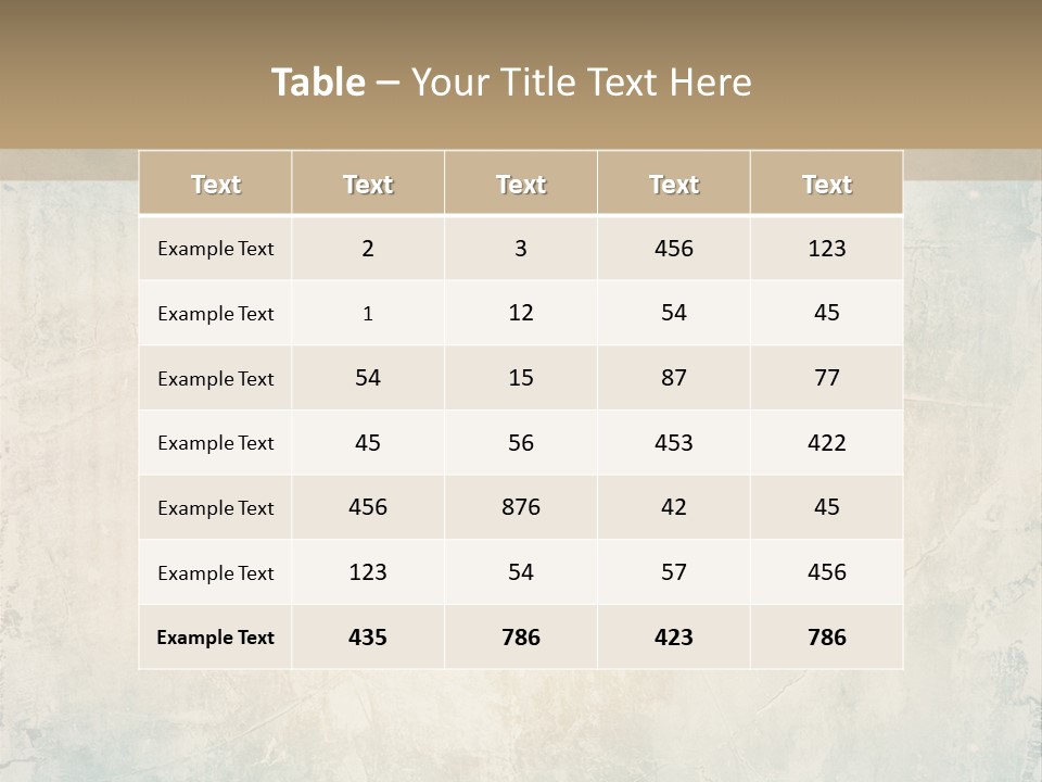 A Picture Of A Blue And Beige Background With The Words Name Of Presentation Company Name PowerPoint Template