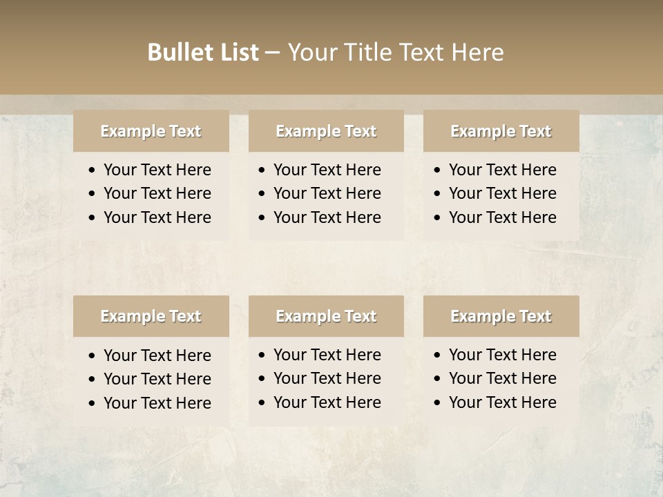 A Picture Of A Blue And Beige Background With The Words Name Of Presentation Company Name PowerPoint Template