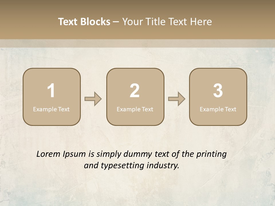 A Picture Of A Blue And Beige Background With The Words Name Of Presentation Company Name PowerPoint Template