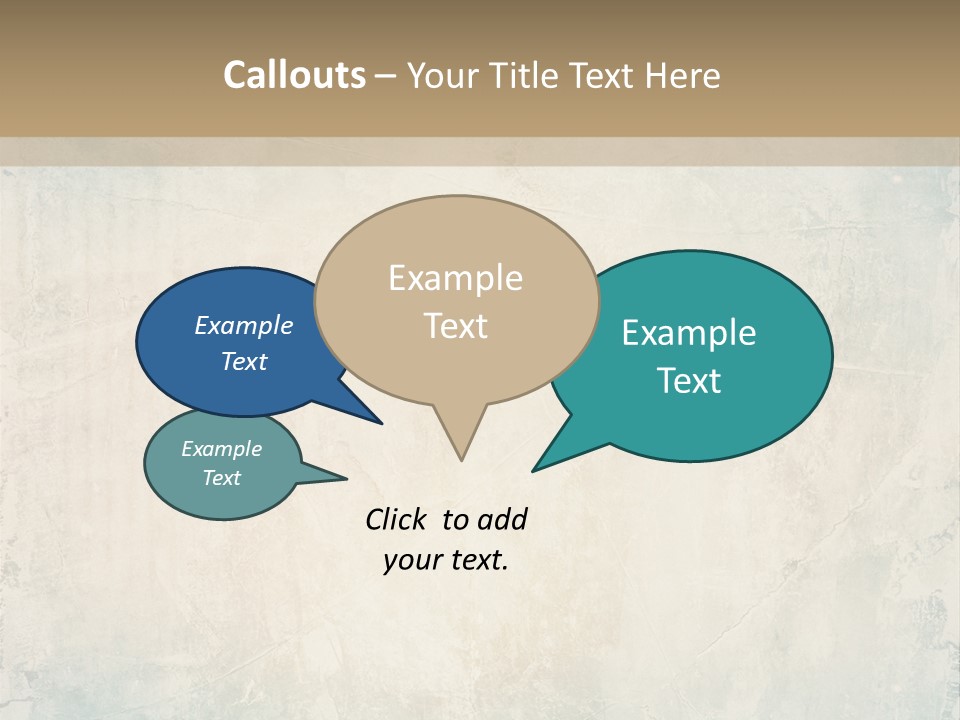 A Picture Of A Blue And Beige Background With The Words Name Of Presentation Company Name PowerPoint Template