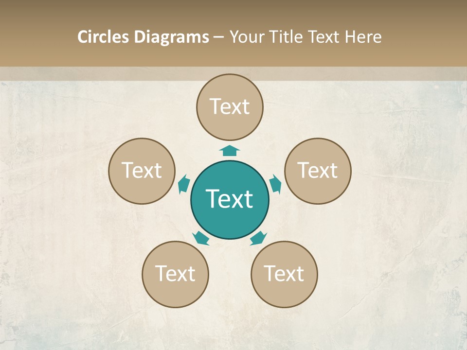 A Picture Of A Blue And Beige Background With The Words Name Of Presentation Company Name PowerPoint Template