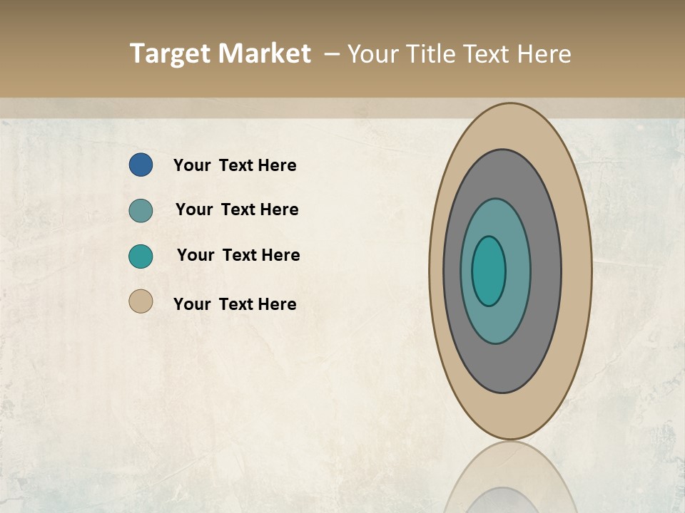 A Picture Of A Blue And Beige Background With The Words Name Of Presentation Company Name PowerPoint Template