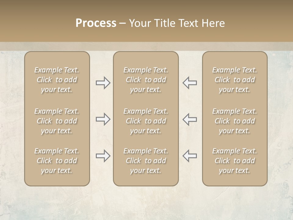 A Picture Of A Blue And Beige Background With The Words Name Of Presentation Company Name PowerPoint Template