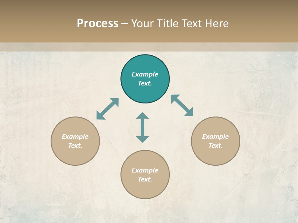 A Picture Of A Blue And Beige Background With The Words Name Of Presentation Company Name PowerPoint Template