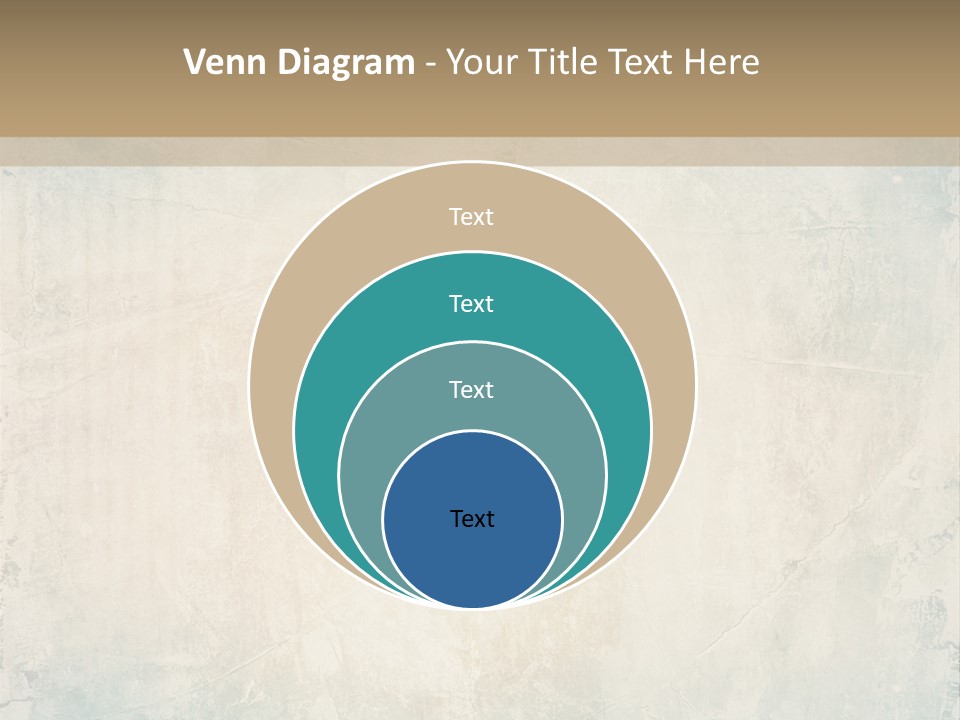 A Picture Of A Blue And Beige Background With The Words Name Of Presentation Company Name PowerPoint Template