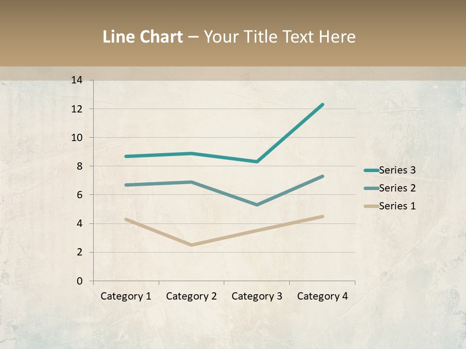 A Picture Of A Blue And Beige Background With The Words Name Of Presentation Company Name PowerPoint Template