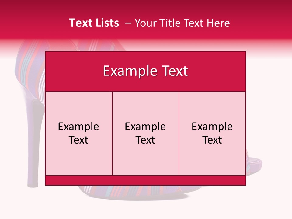Shoes PowerPoint Template