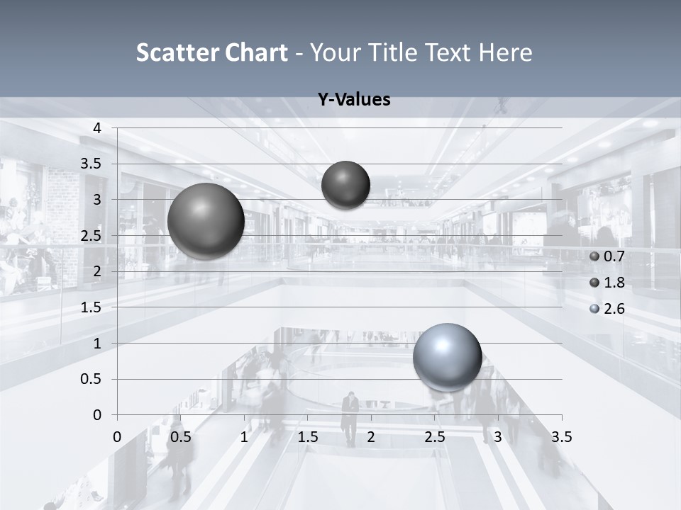 A Black And White Photo Of People In An Airport PowerPoint Template