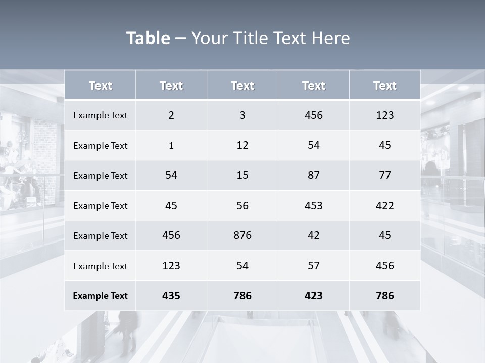 A Black And White Photo Of People In An Airport PowerPoint Template