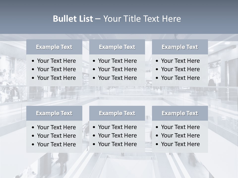 A Black And White Photo Of People In An Airport PowerPoint Template