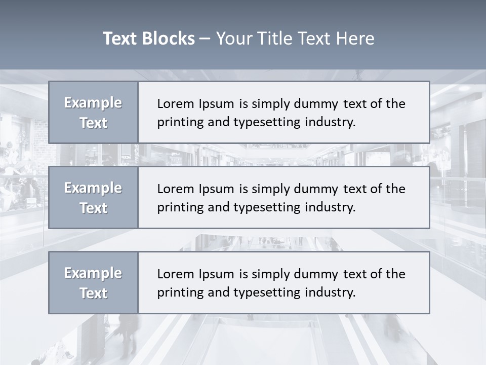 A Black And White Photo Of People In An Airport PowerPoint Template