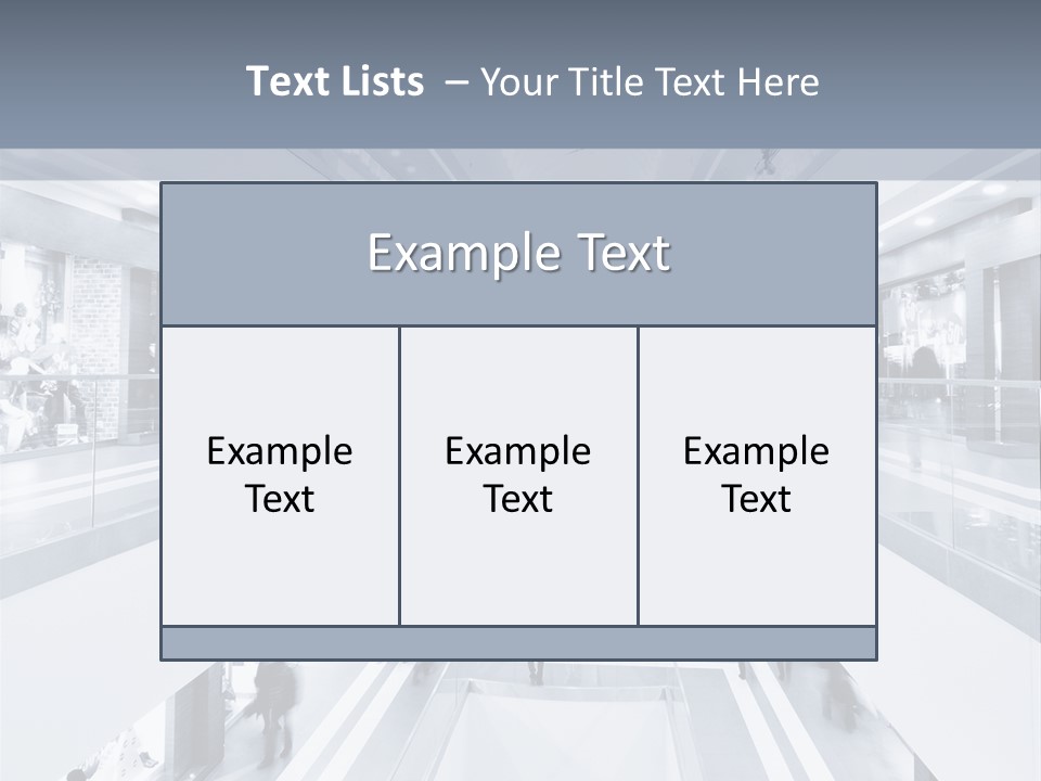 A Black And White Photo Of People In An Airport PowerPoint Template