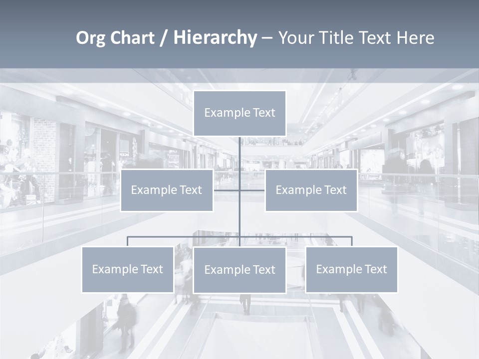A Black And White Photo Of People In An Airport PowerPoint Template
