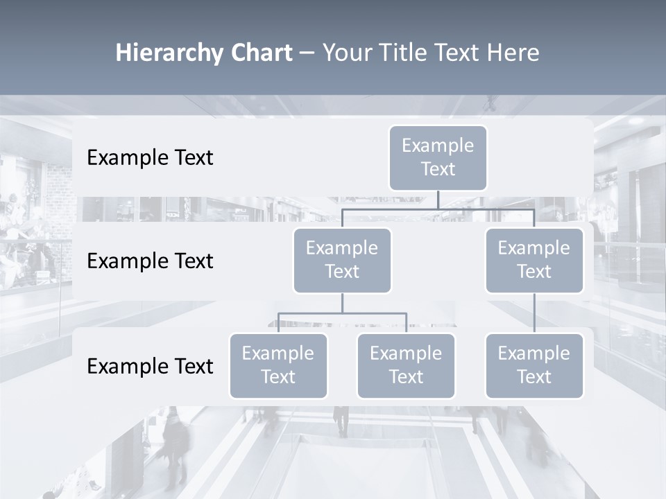 A Black And White Photo Of People In An Airport PowerPoint Template