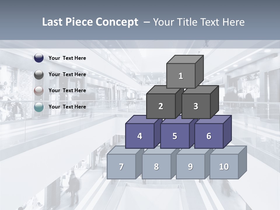 A Black And White Photo Of People In An Airport PowerPoint Template