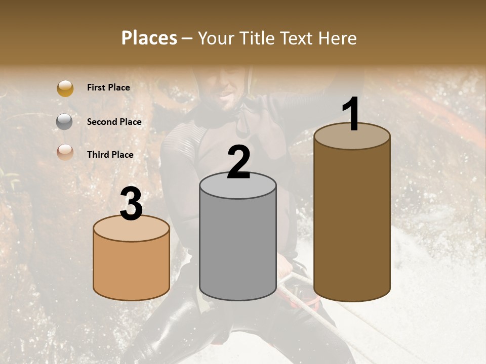 A Man Riding A Wave On Top Of A Surfboard PowerPoint Template