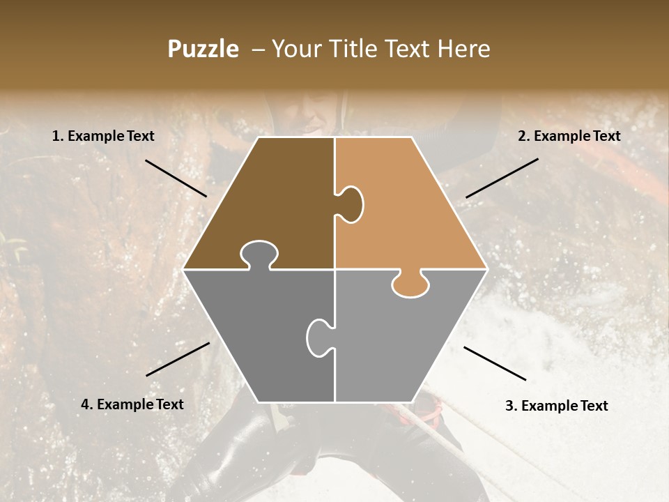 A Man Riding A Wave On Top Of A Surfboard PowerPoint Template