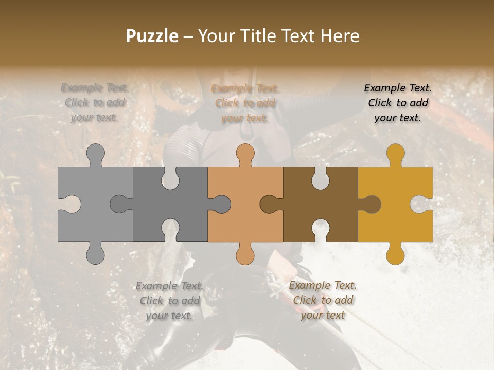 A Man Riding A Wave On Top Of A Surfboard PowerPoint Template