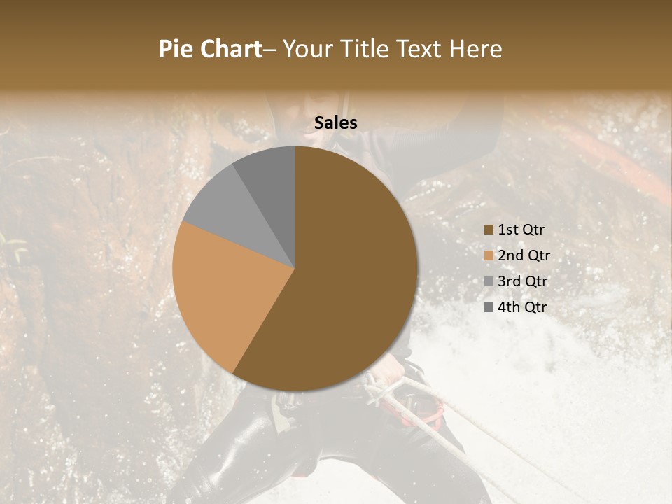 A Man Riding A Wave On Top Of A Surfboard PowerPoint Template