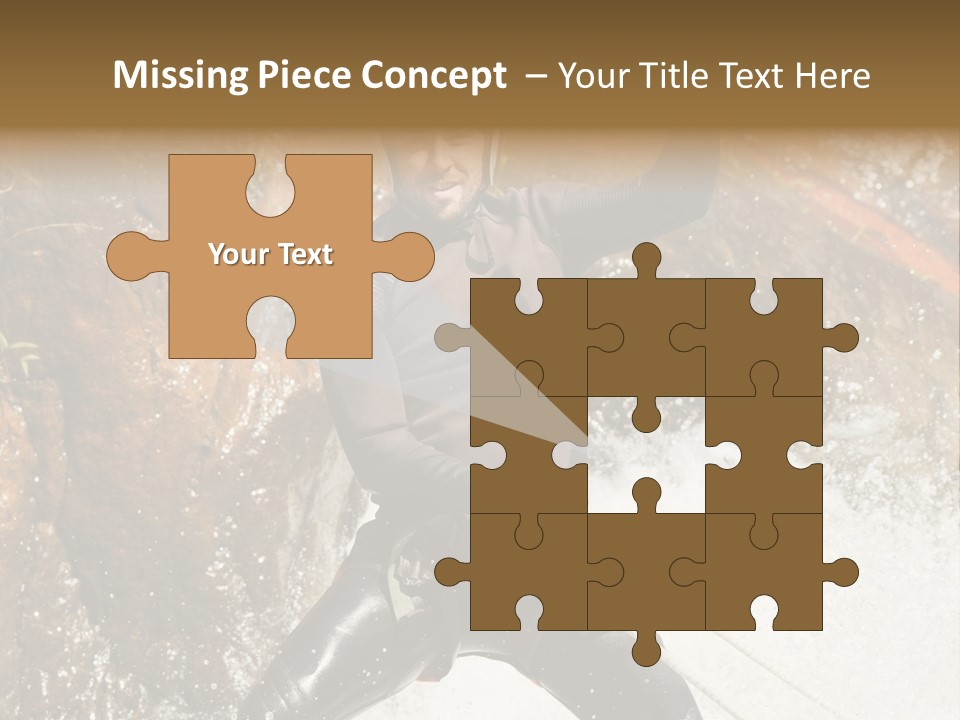 A Man Riding A Wave On Top Of A Surfboard PowerPoint Template