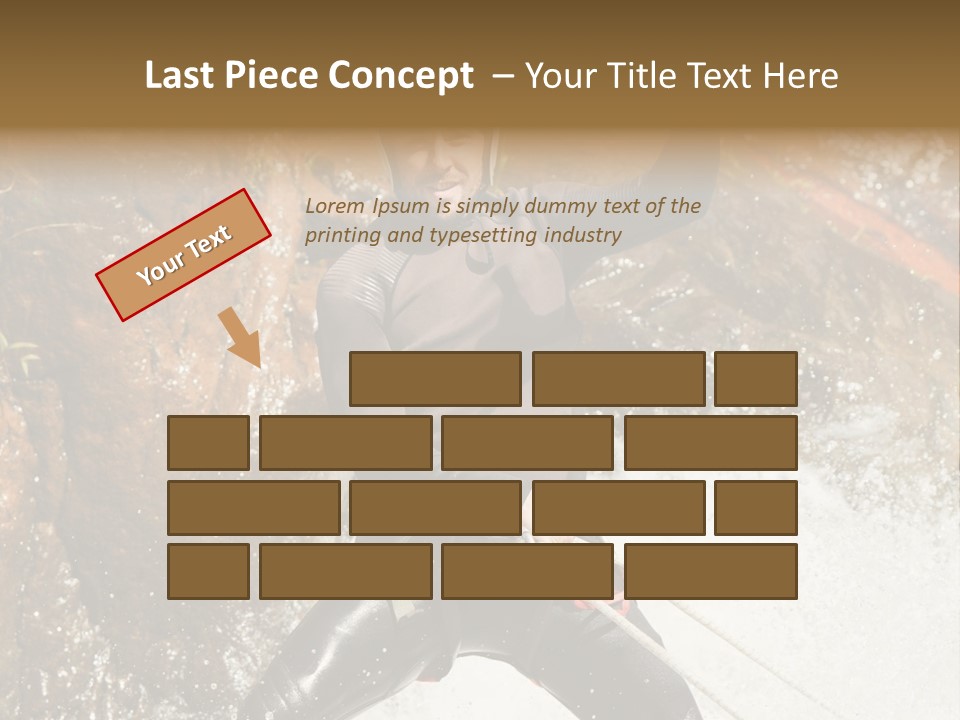 A Man Riding A Wave On Top Of A Surfboard PowerPoint Template