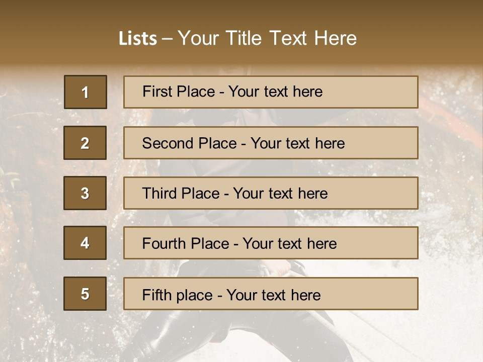 A Man Riding A Wave On Top Of A Surfboard PowerPoint Template