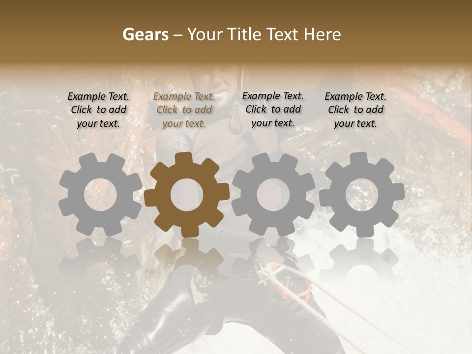 A Man Riding A Wave On Top Of A Surfboard PowerPoint Template