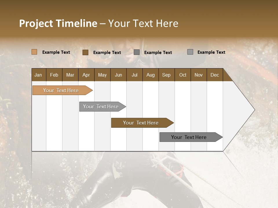 A Man Riding A Wave On Top Of A Surfboard PowerPoint Template