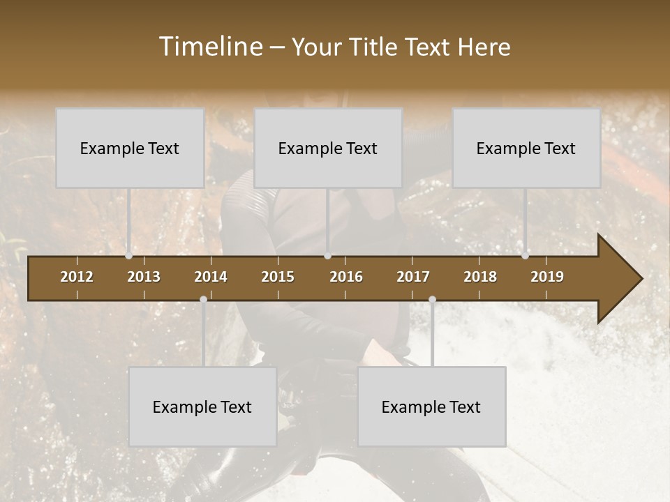 A Man Riding A Wave On Top Of A Surfboard PowerPoint Template