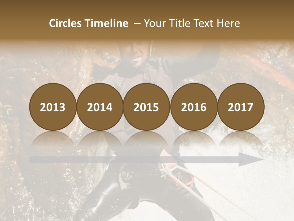 A Man Riding A Wave On Top Of A Surfboard PowerPoint Template