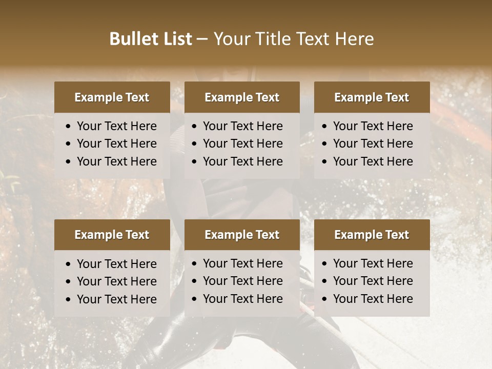 A Man Riding A Wave On Top Of A Surfboard PowerPoint Template