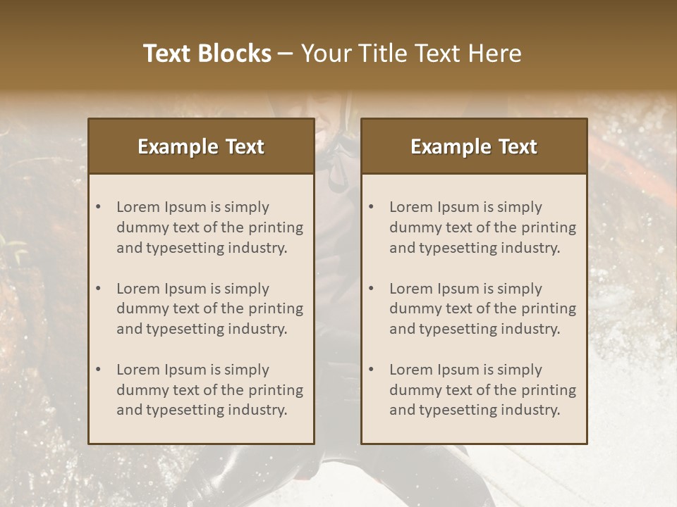 A Man Riding A Wave On Top Of A Surfboard PowerPoint Template